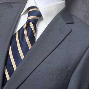 Alberto‎ Cardinali 38S Slim Fit Gray Blazer Jacket Classic Business